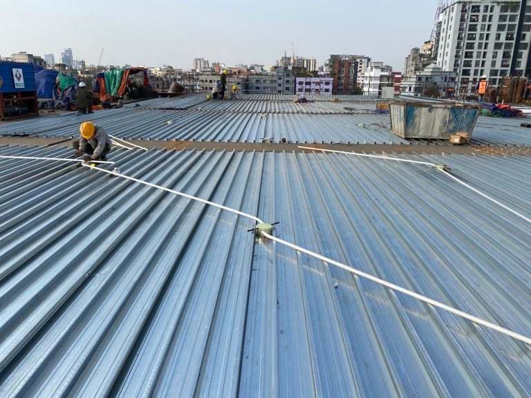 What is steel floor decking